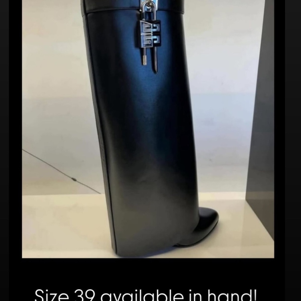 Givenchy Black Heeled Boots - Picture 1 of 1